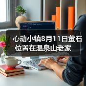 心动小镇8月11日萤石位置在温泉山老家