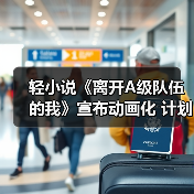 轻小说《离开A级队伍的我》宣布动画化 计划于2025年1月开播（图1）