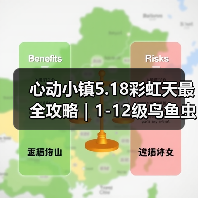 心动小镇5.18彩虹天最全攻略｜1-12级鸟鱼虫图鉴（图2）