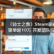 《骑士之路》Steam愿望单超10万 开发团队仅4个男人（图1）