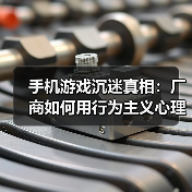 手机游戏沉迷真相:厂商如何用行为主义心理学操控用户?(图2) 手机游戏沉迷真相:厂商如何用行为主义心理学操控用户?(图2)
