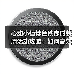 心动小镇悖色秩序时装周活动攻略:如何高效获取感谢卡与奖励(图3) 心动小镇悖色秩序时装周活动攻略:如何高效获取感谢卡与奖励(图3)