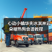 心动小镇华夫冰淇淋云朵糖热狗食谱教程（图3）