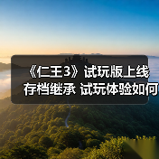 《仁王3》试玩版上线存档继承 试玩体验如何?(图3) 《仁王3》试玩版上线存档继承 试玩体验如何?(图3)