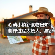 心动小镇新食物出炉！制作过程太诱人，猫都跳上跳下（图4）