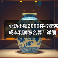 心动小镇2000杯柠檬茶成本利润怎么算？详细攻略（图3）