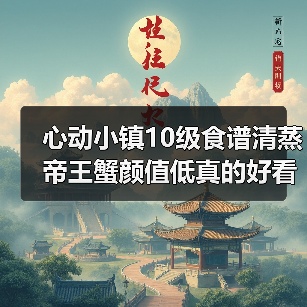 心动小镇10级食谱清蒸帝王蟹颜值低真的好看吗？（图2）
