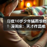 印度10岁少年插画惊艳！漫画家：天才作品媲美大师（图2）