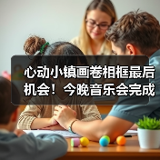 心动小镇画卷相框最后机会！今晚音乐会完成任务即可获得（图4）