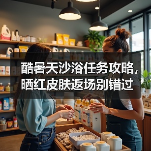 酷暑天沙浴任务攻略，晒红皮肤返场别错过（图3）