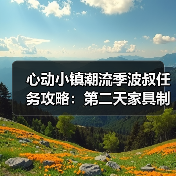 心动小镇潮流季波叔任务攻略：第二天家具制作技巧（图1）