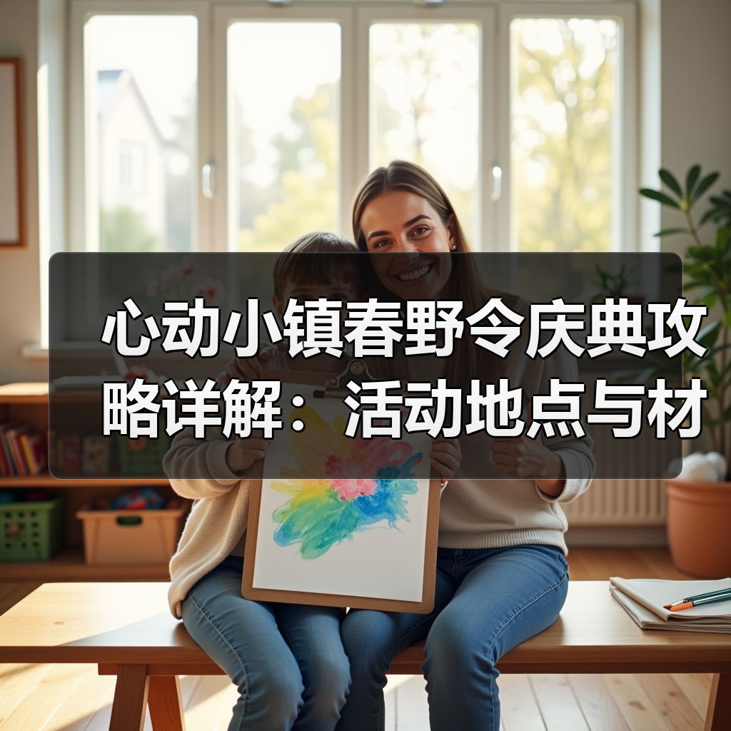 心动小镇春野令庆典攻略详解:活动地点与材料准备全解析(图3) 心动小镇春野令庆典攻略详解:活动地点与材料准备全解析(图3)