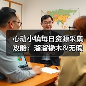 心动小镇每日资源采集攻略：溜溜橡木&无瑕萤石刷新地点与解锁条件（图2）