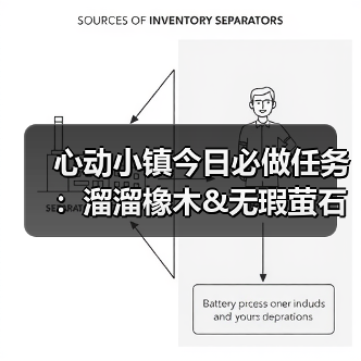 心动小镇今日必做任务：溜溜橡木&无瑕萤石采集全攻略（图4）