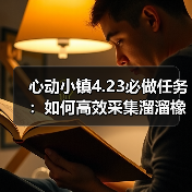 心动小镇4.23必做任务：如何高效采集溜溜橡木和无暇萤石？（图3）
