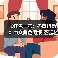 《红色一号：冬日行动》中文角色海报 圣诞老人失踪了（图4）