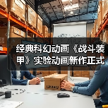 经典科幻动画《战斗装甲》实验动画新作正式公开发布