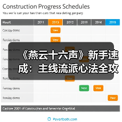 《燕云十六声》新手速成:主线流派心法全攻略(图3) 《燕云十六声》新手速成:主线流派心法全攻略(图3)