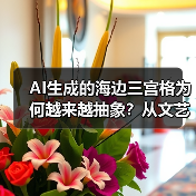 AI生成的海边三宫格为何越来越抽象?从文艺到反差萌的演变(图3) AI生成的海边三宫格为何越来越抽象?从文艺到反差萌的演变(图3)