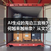 AI生成的海边三宫格为何越来越抽象?从文艺到反差萌的演变(图4) AI生成的海边三宫格为何越来越抽象?从文艺到反差萌的演变(图4)
