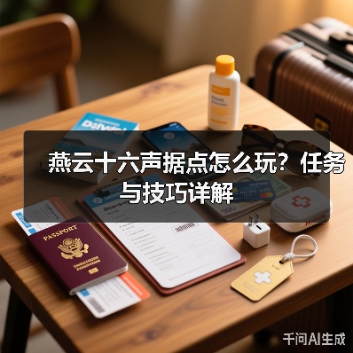 燕云十六声据点怎么玩？任务与技巧详解