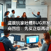 盗版玩家吐槽BUG开发商回应：先买正版再说？