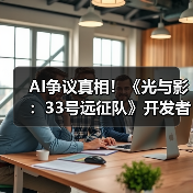 AI争议真相！《光与影：33号远征队》开发者称从未使用AI技术