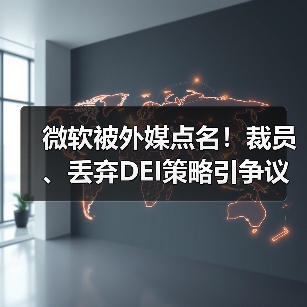 微软被外媒点名！裁员、丢弃DEI策略引争议