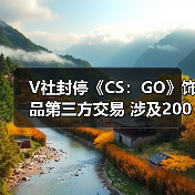V社封停《CS：GO》饰品第三方交易 涉及200万美元