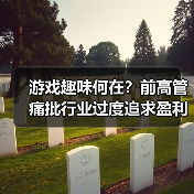 游戏趣味何在?前高管痛批行业过度追求盈利(图4) 游戏趣味何在?前高管痛批行业过度追求盈利(图4)