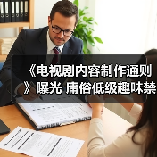 《电视剧内容制作通则》曝光 庸俗低级趣味禁出现(图1) 《电视剧内容制作通则》曝光 庸俗低级趣味禁出现(图1)