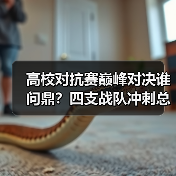 高校对抗赛巅峰对决谁问鼎?四支战队冲刺总冠军(图2) 高校对抗赛巅峰对决谁问鼎?四支战队冲刺总冠军(图2)