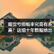 期货亏损概率究竟有多高？这组十年数据给出了惊人答案（图1）