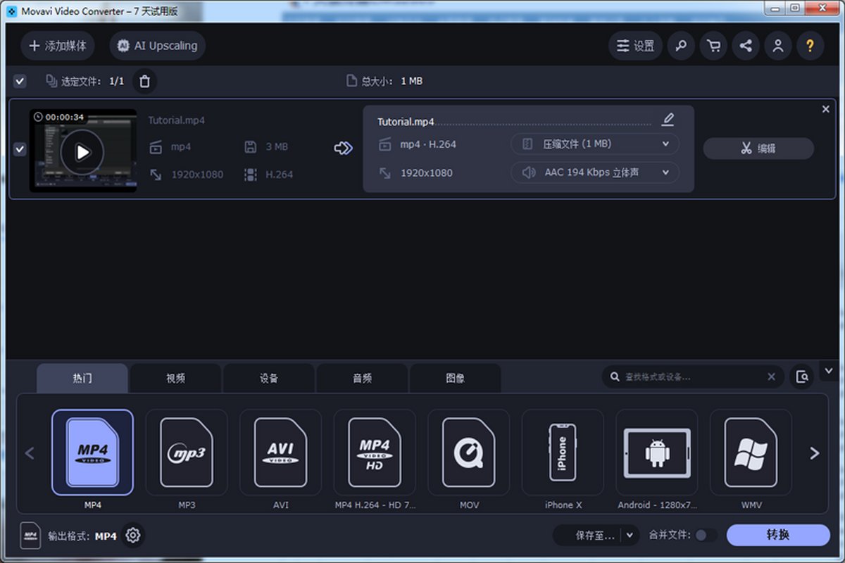 Movavi Video Converter